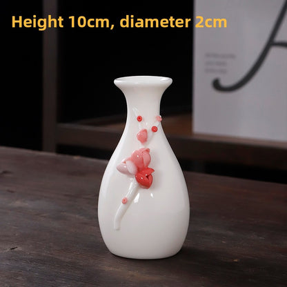 Handmade Mini Ceramic Vase, Scandinavian vase — view 7