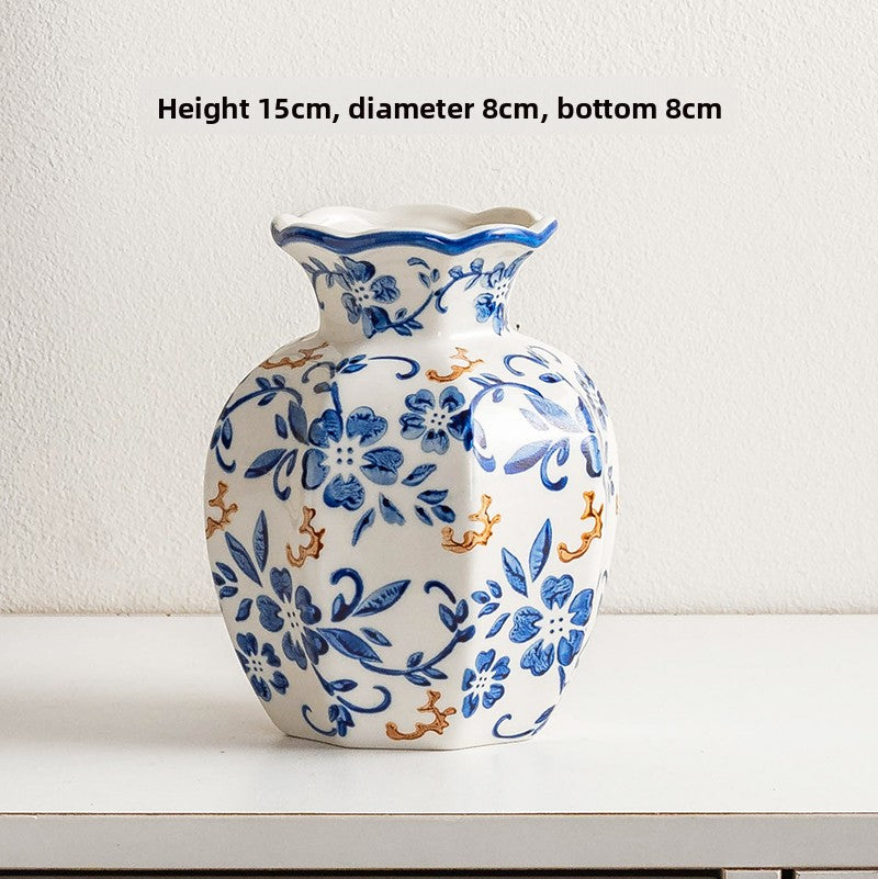 Blue & White Porcelain Vase — view 16