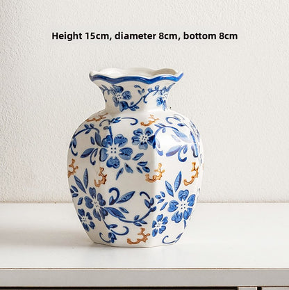 Blue & White Porcelain Vase — view 16