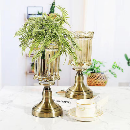 Artisan Glass Vase, hand-crafted glass — view 2