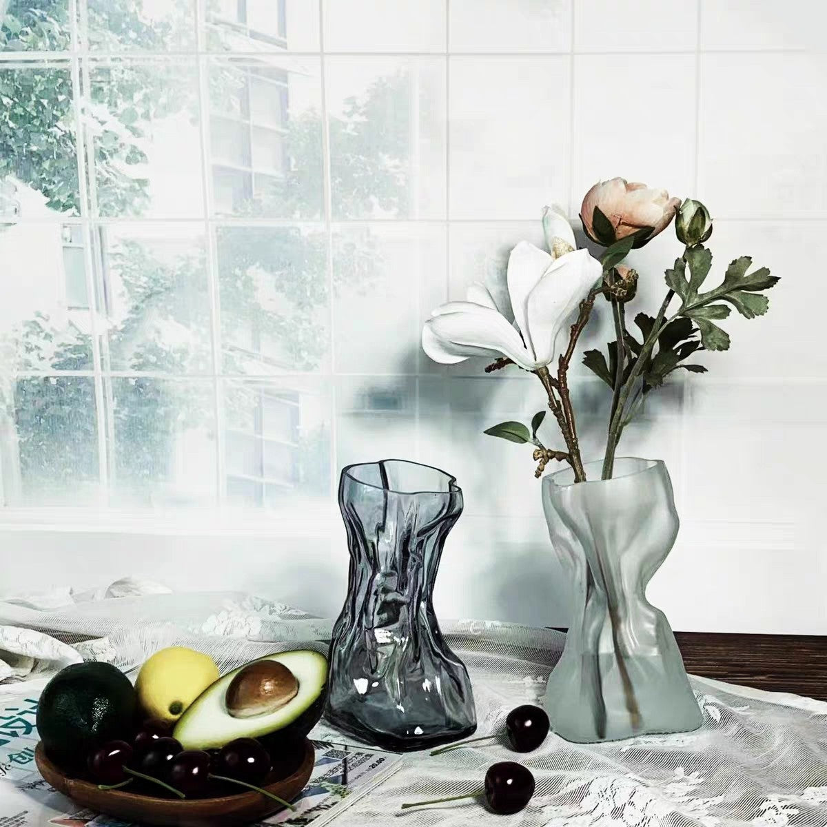 Modern Glass Vase, glass decor — view 3