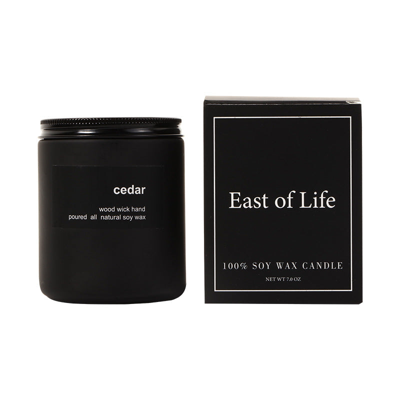 Frosted Glass Smokeless Soy Candle — view 2
