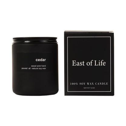 Frosted Glass Smokeless Soy Candle — view 2