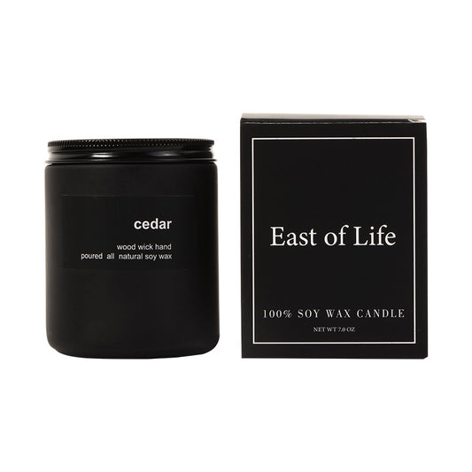 Frosted Glass Smokeless Soy Candle — view 2