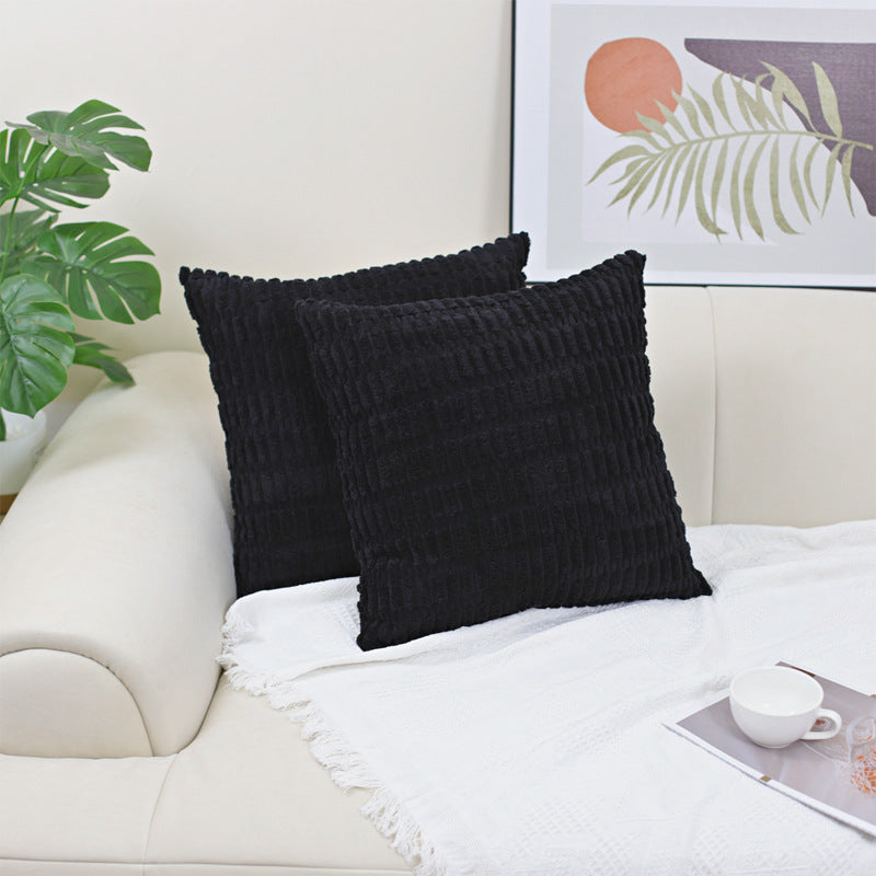 Boho Striped Corduroy Pillow Cover — view 11