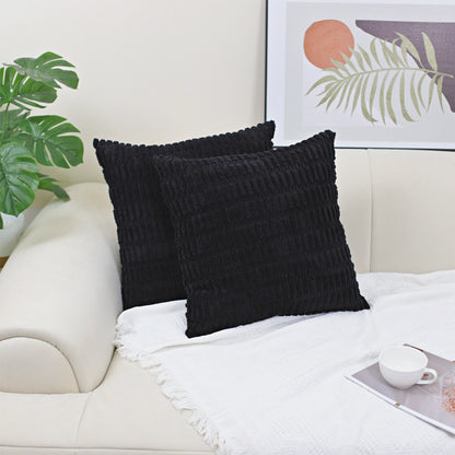 Boho Striped Corduroy Pillow Cover — view 11