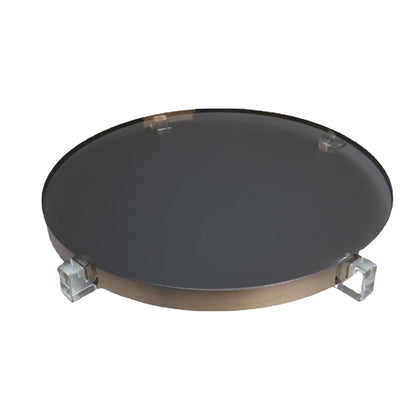 Smoke-Grey Crystal Tray, decorative tray — view 5