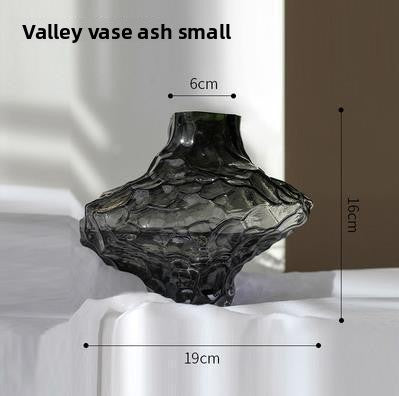 Sculptural Glass Vase, glass decor — view 8