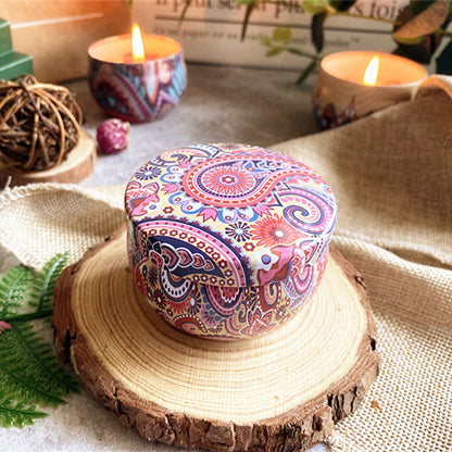Dried Flower Soy Candle in Tin — view 15