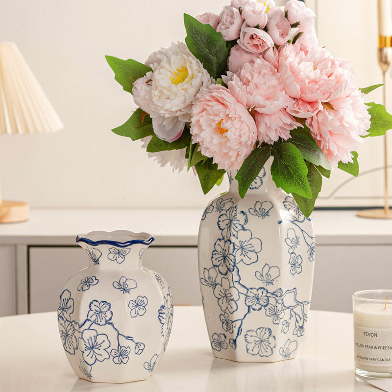 Blue & White Porcelain Vase — view 20
