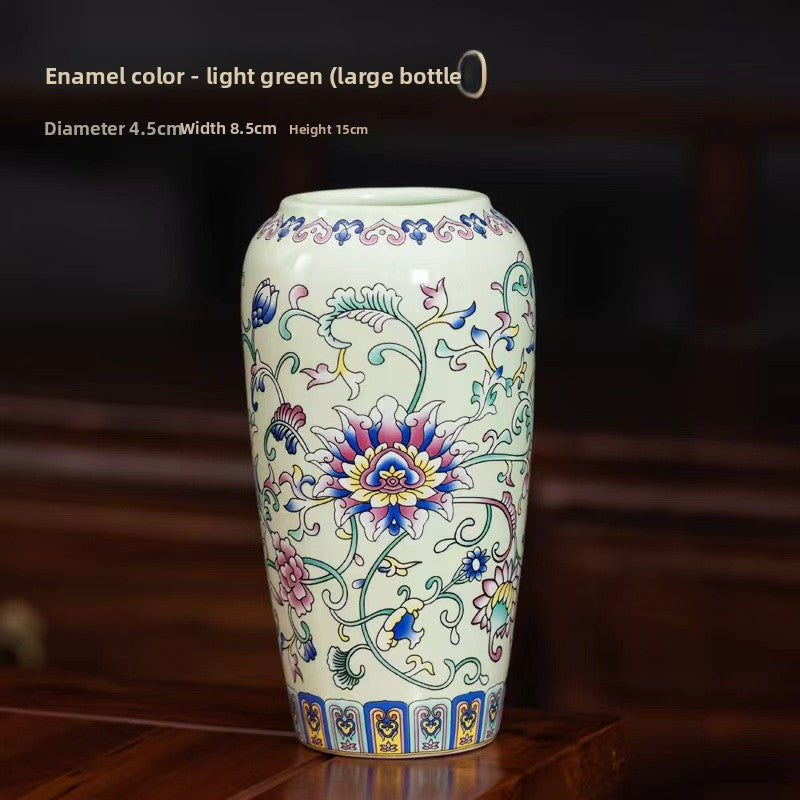 Hand-Enamelled Vase — view 25