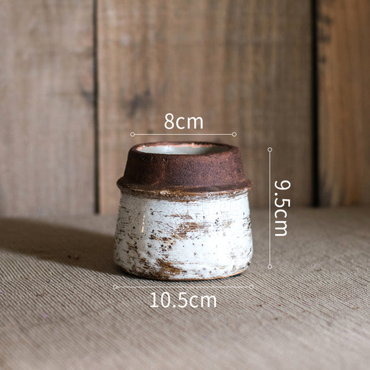 Geometric Ceramic Vase — view 2