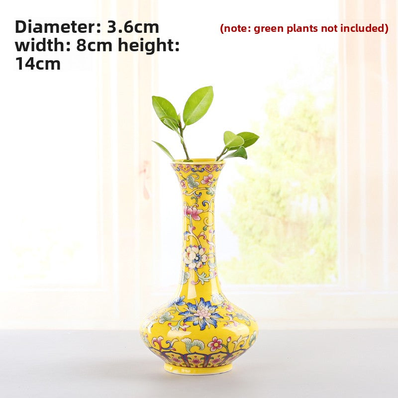 Hand-Painted Vase, painted ceramic — view 8