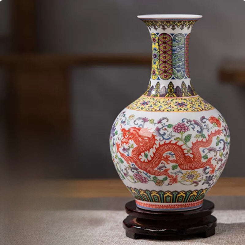 Porcelain Vase, porcelain decor — view 3