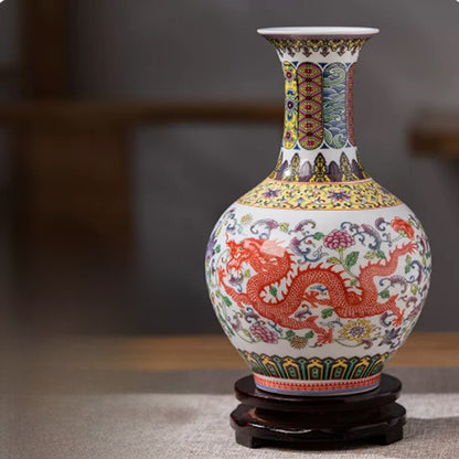 Porcelain Vase, porcelain decor — view 3