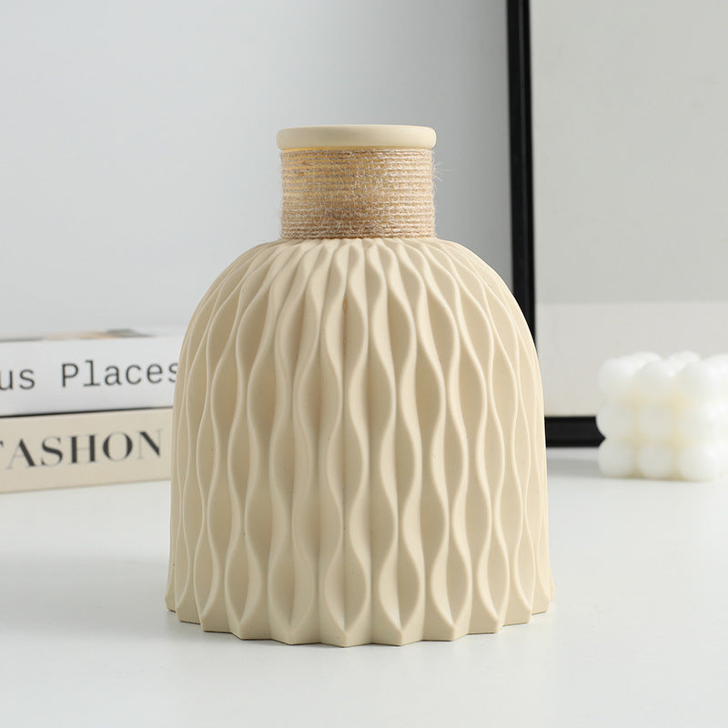 Origami Fold Vase, Scandinavian ceramic vase — view 7