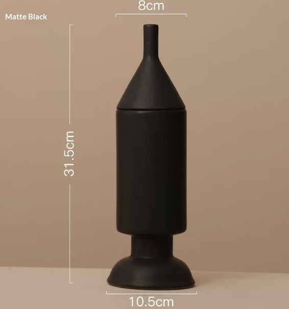 Small-Mouth Ceramic Desk Vase — view 5