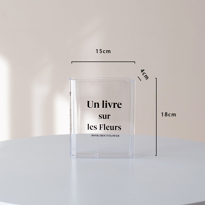 Acrylic Book Vase, acrylic vase — view 5