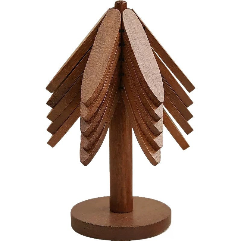 Bamboo Tree-Design Coaster Set — view 5