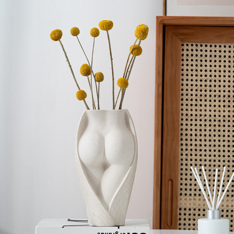 Modern Office Ceramic Vase, desk vase — view 3