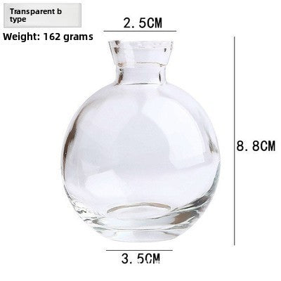 Transparent Coloured Vase, tinted glass — view 7