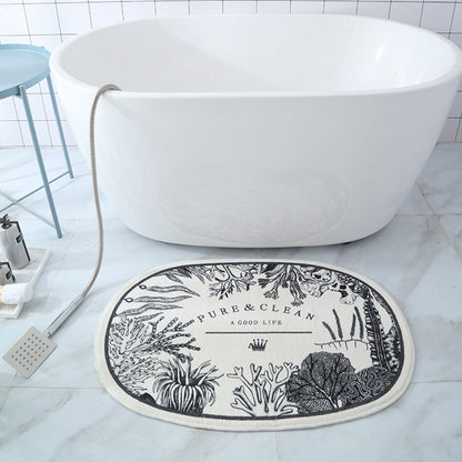 Plush Non-Slip Oval Rug — view 13