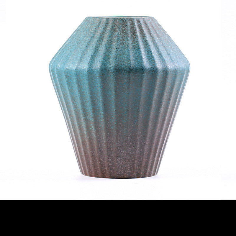 Small Kiln-Glazed Ceramic Vase — view 8