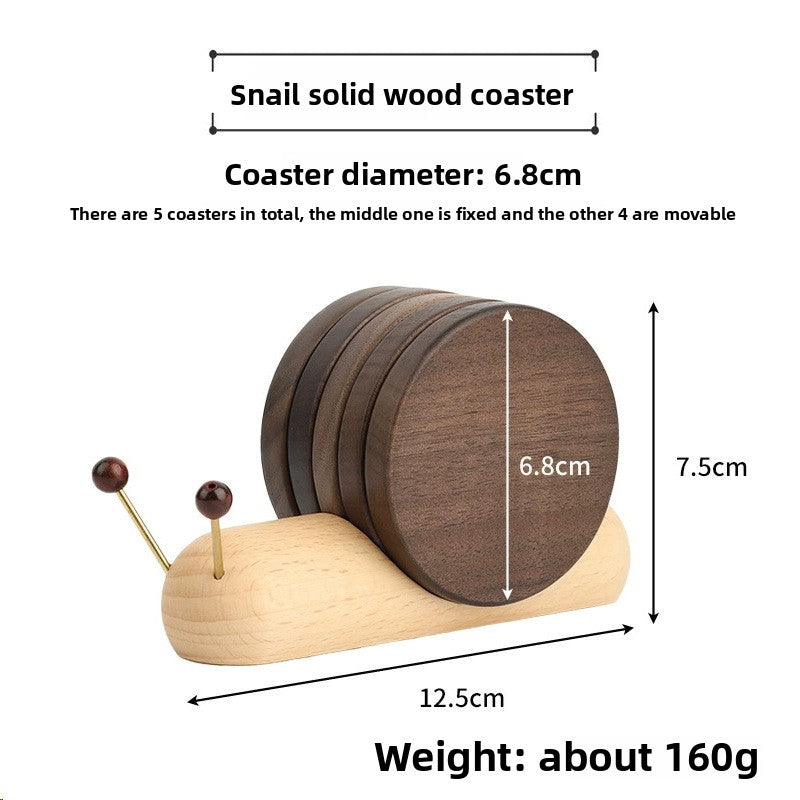 Wooden Coaster Set, wood coasters — view 7