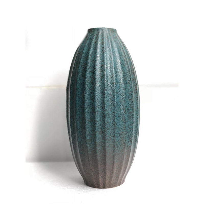Small Kiln-Glazed Ceramic Vase — view 14