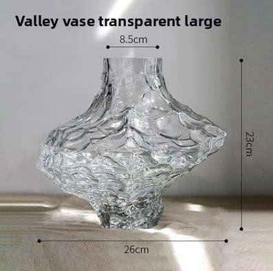 Sculptural Glass Vase, glass decor — view 7