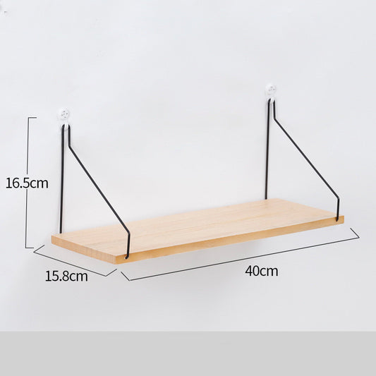 Solid Wood Wall Shelf — view 2