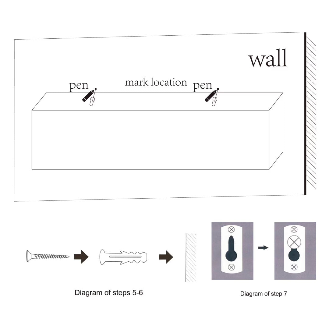 Invisible-Bracket Floating Shelf White — view 8
