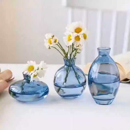 Transparent Coloured Vase — tinted glass vase | BYHIMSELF