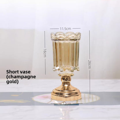 Artisan Glass Vase, hand-crafted glass — view 6