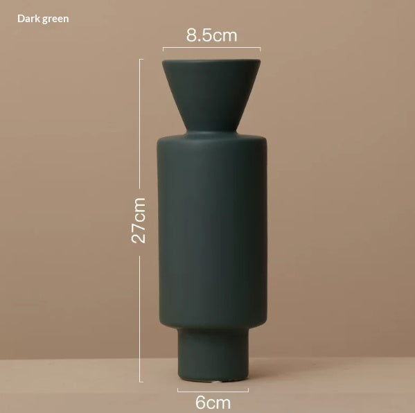 Small-Mouth Ceramic Desk Vase — view 3