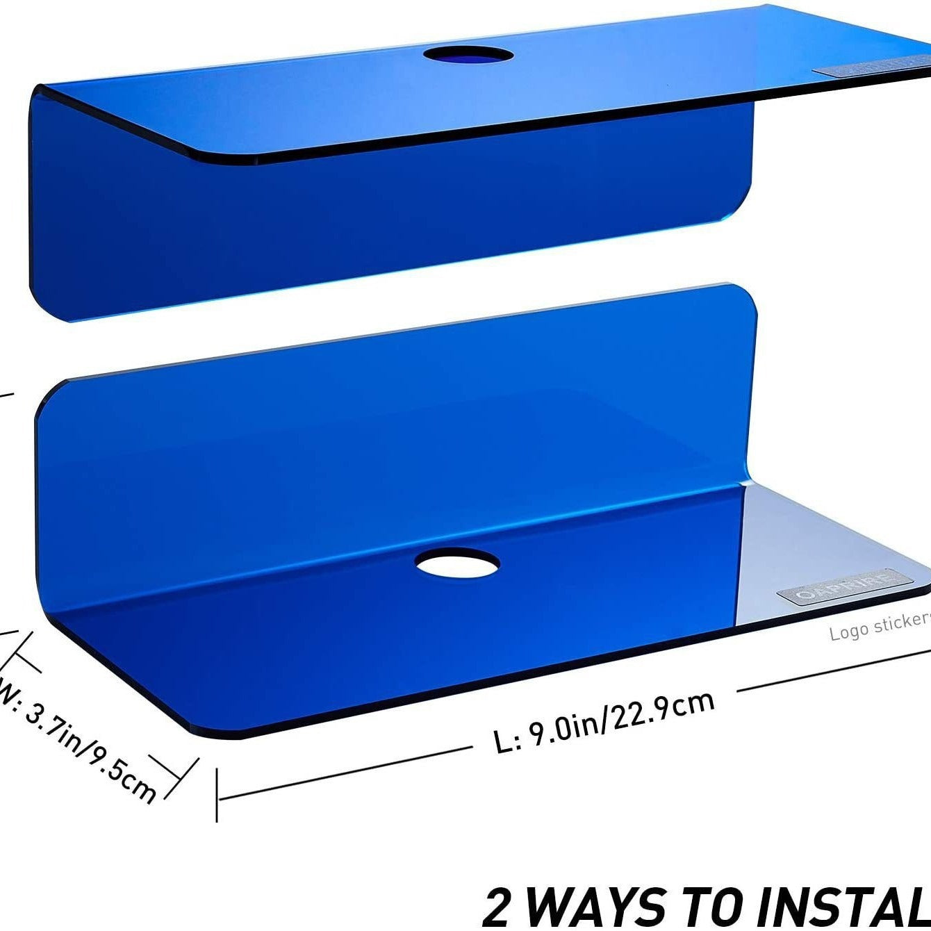 Adhesive Floating Storage Shelf — view 3