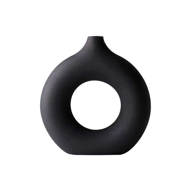 Minimalist Ceramic Vase, matte vase — view 4