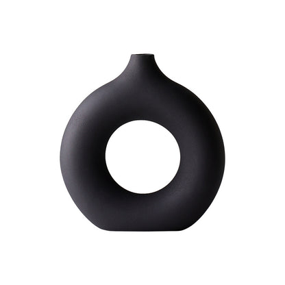Minimalist Ceramic Vase, matte vase — view 4