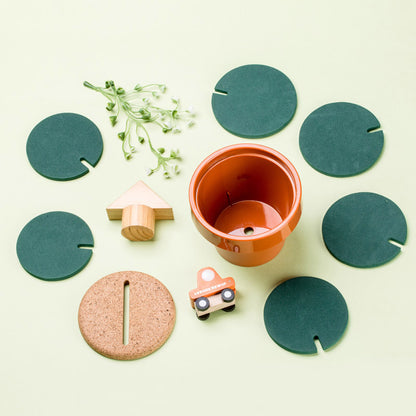 Cactus Coaster Set — ceramic drink coasters | BYHIMSELF