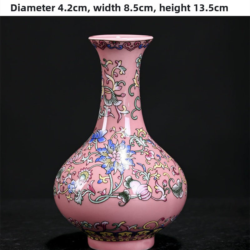 Enamel Ceramic Flower Vase — view 6