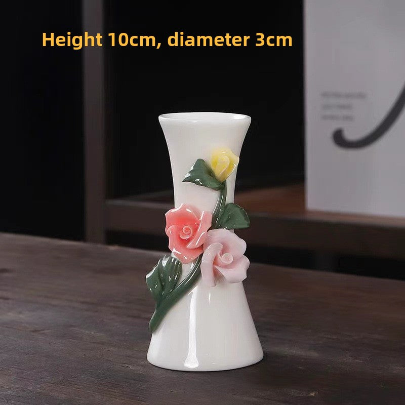 Handmade Mini Ceramic Vase, Scandinavian vase — view 12