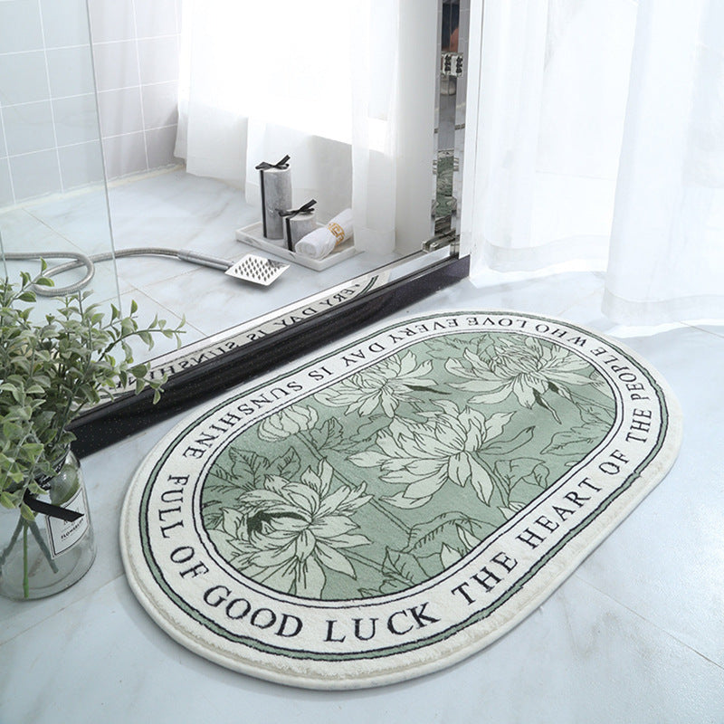 Plush Non-Slip Oval Rug — view 6