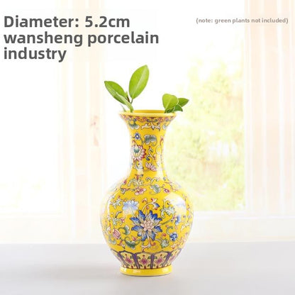 Hand-Painted Vase, painted ceramic — view 10