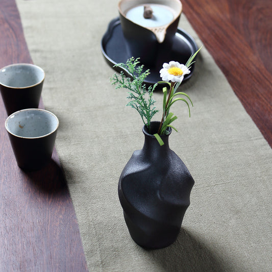 Sculpted Dried-Floral Vase — view 2