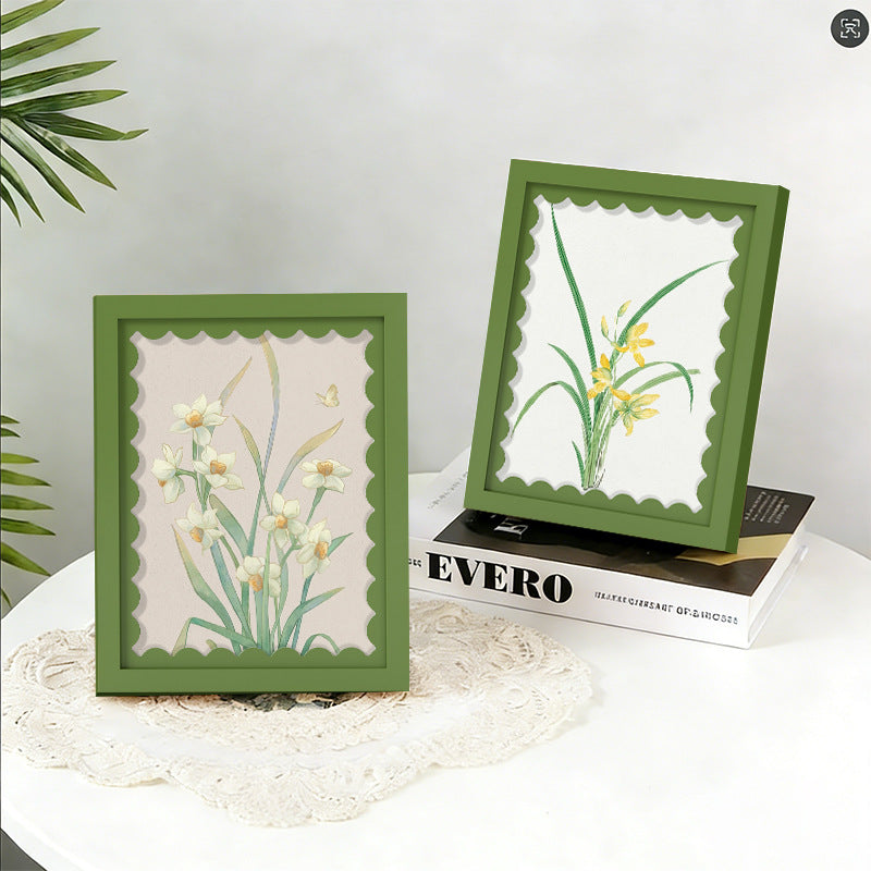 Wavy Wooden Photo Frame, Tabletop — view 4