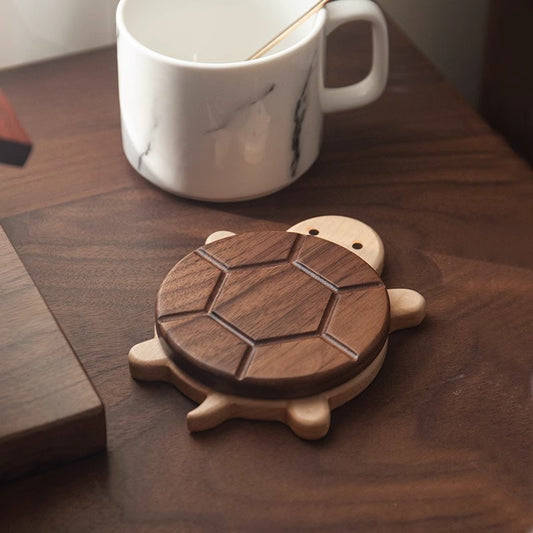 Wooden Coaster Set — natural wood coasters | BYHIMSELF