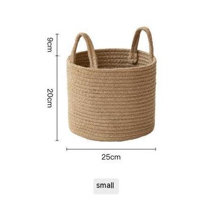 Cotton Laundry Storage Basket — view 3