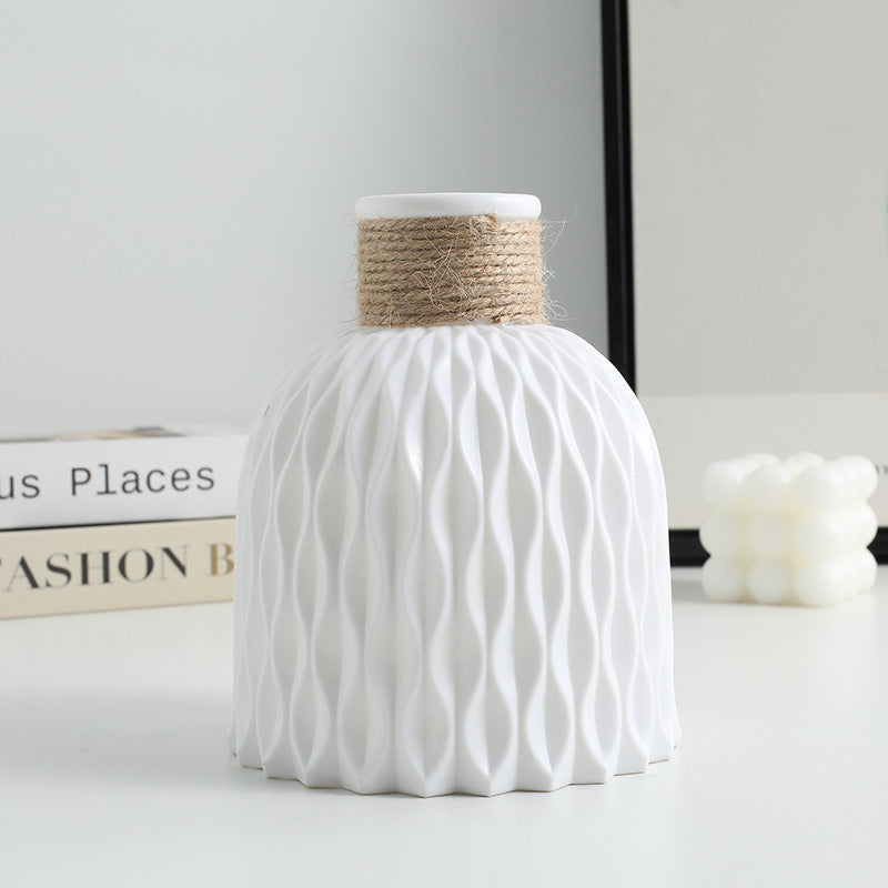 Origami Fold Vase, Scandinavian ceramic vase — view 6