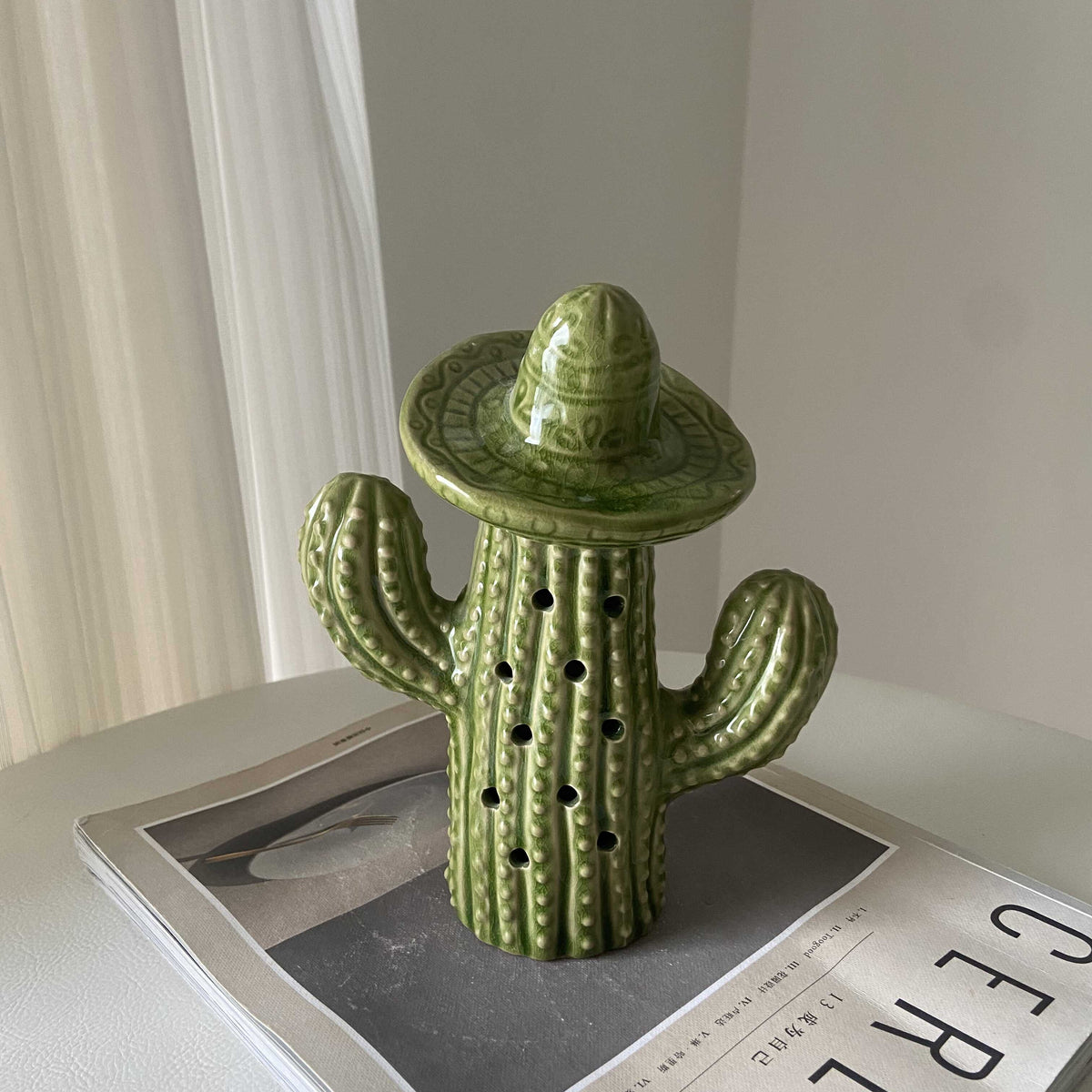 Single-Stem Ceramic Vase — view 4