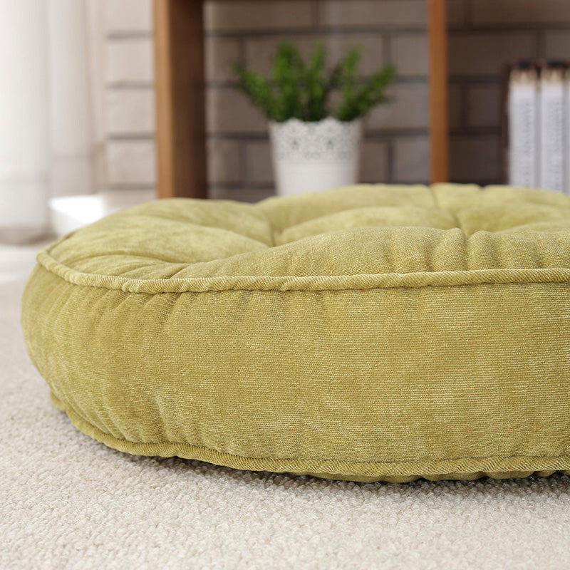 Solid Colour Corduroy Padded Cushion — view 2